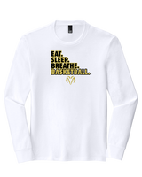 Holt Jr Rams Basketball Eat Sleep - Tri-Blend Long Sleeve
