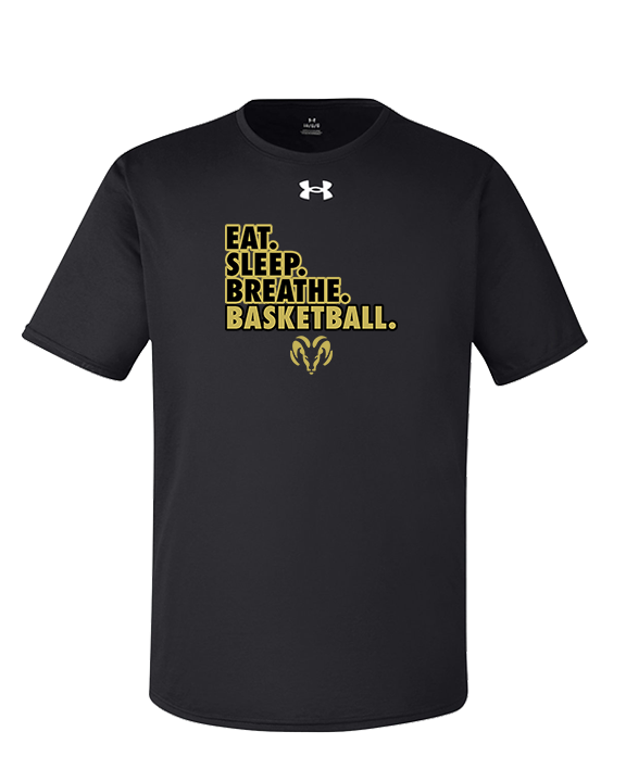 Holt Jr Rams Basketball Eat Sleep - Under Armour Mens Team Tech T-Shirt