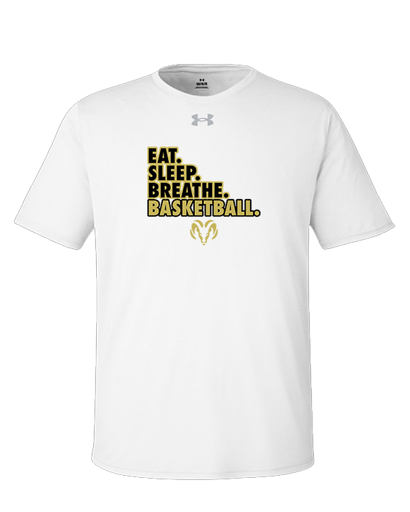 Holt Jr Rams Basketball Eat Sleep - Under Armour Mens Team Tech T-Shirt
