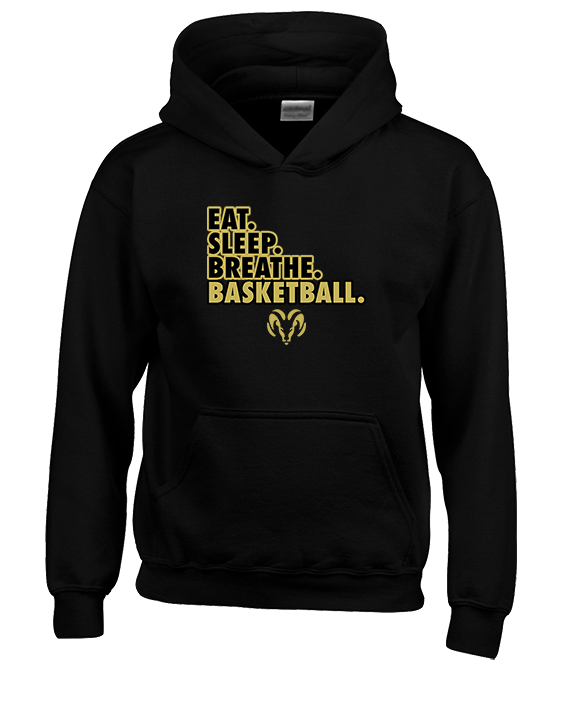 Holt Jr Rams Basketball Eat Sleep - Unisex Hoodie