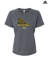 Holt Jr Rams Basketball Eat Sleep - Womens Adidas Performance Shirt