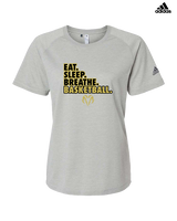Holt Jr Rams Basketball Eat Sleep - Womens Adidas Performance Shirt