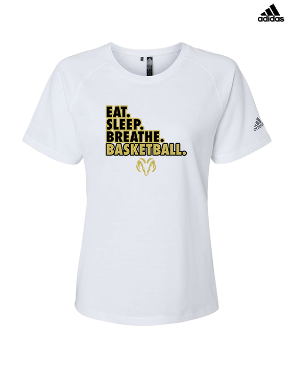 Holt Jr Rams Basketball Eat Sleep - Womens Adidas Performance Shirt