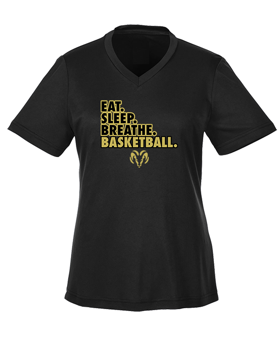 Holt Jr Rams Basketball Eat Sleep - Womens Performance Shirt