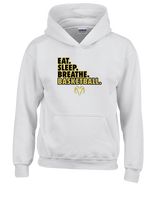 Holt Jr Rams Basketball Eat Sleep - Youth Hoodie