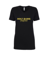 Holt Jr Rams Basketball Mom - Womens Vneck