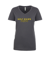 Holt Jr Rams Basketball Mom - Womens Vneck