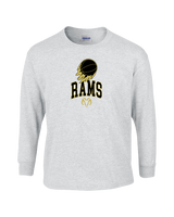 Holt Jr Rams Basketball On Fire - Cotton Longsleeve