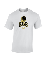 Holt Jr Rams Basketball On Fire - Cotton T-Shirt