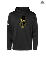 Holt Jr Rams Basketball On Fire - Mens Adidas Hoodie