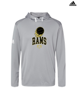 Holt Jr Rams Basketball On Fire - Mens Adidas Hoodie