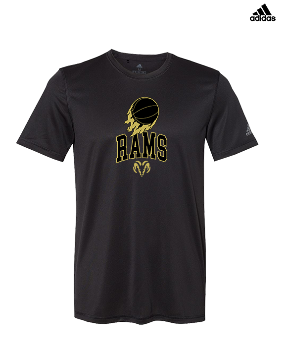 Holt Jr Rams Basketball On Fire - Mens Adidas Performance Shirt