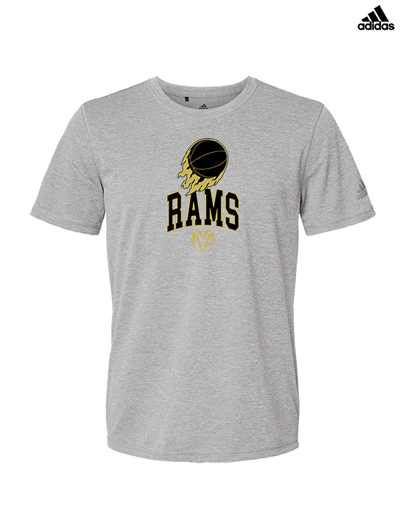 Holt Jr Rams Basketball On Fire - Mens Adidas Performance Shirt