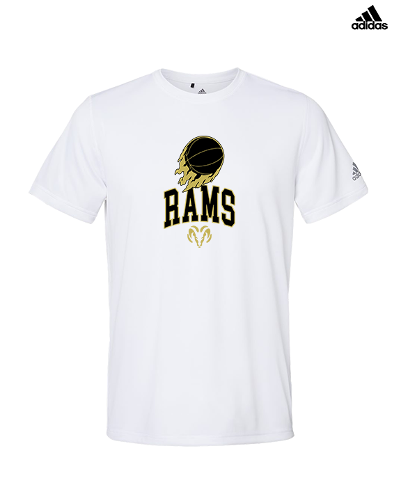 Holt Jr Rams Basketball On Fire - Mens Adidas Performance Shirt