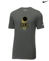 Holt Jr Rams Basketball On Fire - Mens Nike Cotton Poly Tee