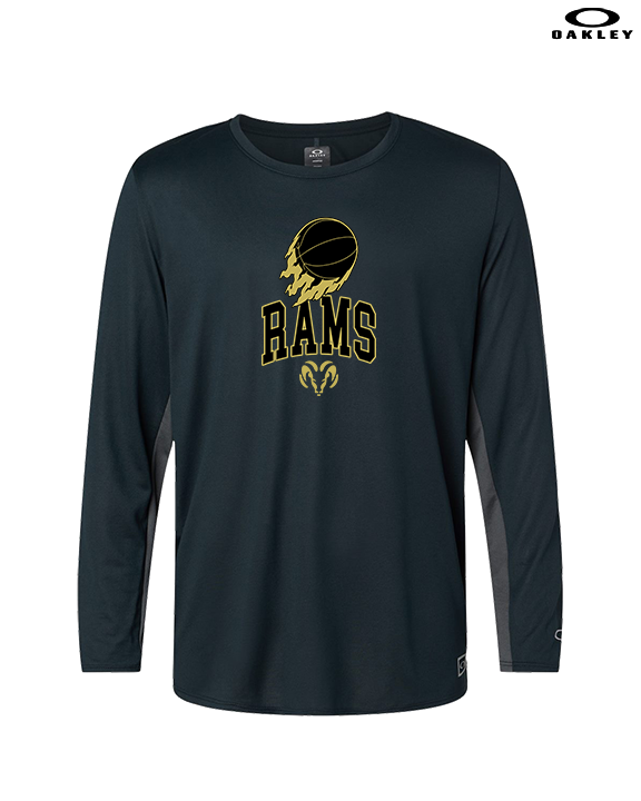Holt Jr Rams Basketball On Fire - Mens Oakley Longsleeve