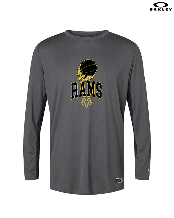 Holt Jr Rams Basketball On Fire - Mens Oakley Longsleeve