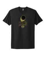 Holt Jr Rams Basketball On Fire - Mens Select Cotton T-Shirt