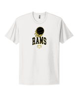 Holt Jr Rams Basketball On Fire - Mens Select Cotton T-Shirt