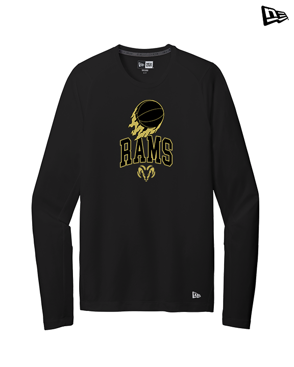 Holt Jr Rams Basketball On Fire - New Era Performance Long Sleeve
