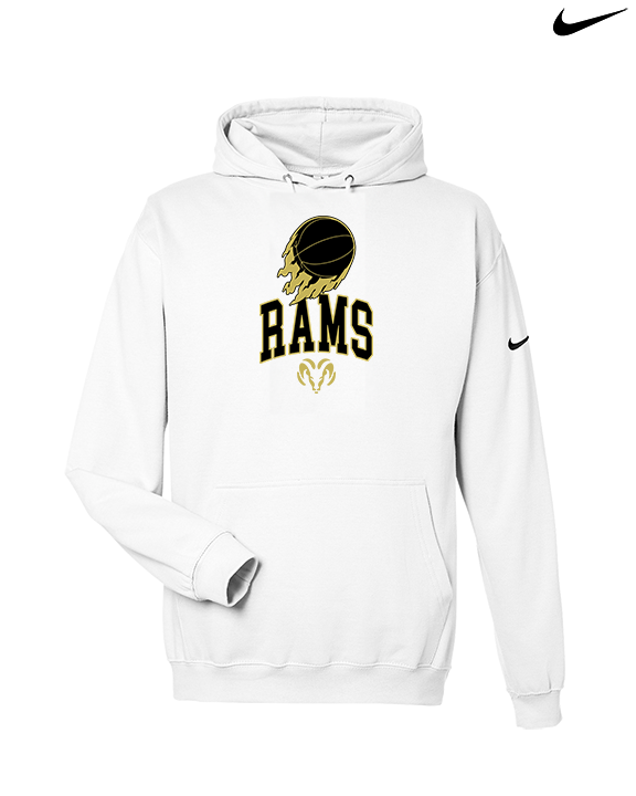 Holt Jr Rams Basketball On Fire - Nike Club Fleece Hoodie