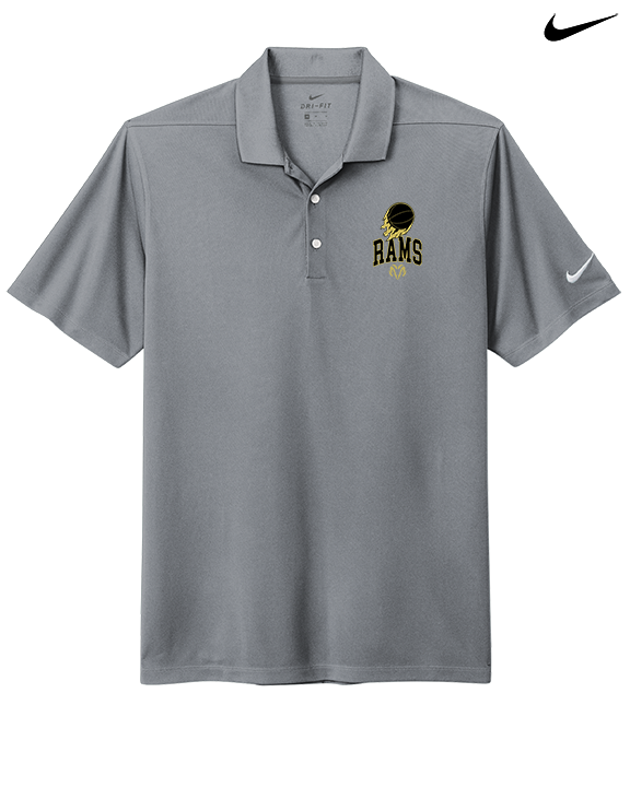 Holt Jr Rams Basketball On Fire - Nike Polo