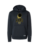 Holt Jr Rams Basketball On Fire - Oakley Performance Hoodie