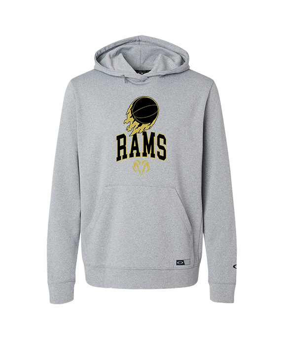 Holt Jr Rams Basketball On Fire - Oakley Performance Hoodie