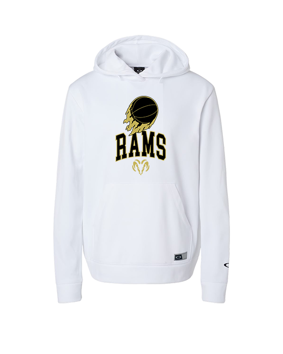 Holt Jr Rams Basketball On Fire - Oakley Performance Hoodie