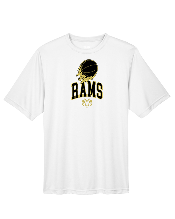Holt Jr Rams Basketball On Fire - Performance Shirt