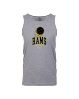 Holt Jr Rams Basketball On Fire - Tank Top