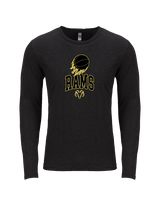 Holt Jr Rams Basketball On Fire - Tri-Blend Long Sleeve