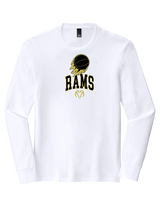 Holt Jr Rams Basketball On Fire - Tri-Blend Long Sleeve