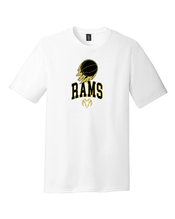 Holt Jr Rams Basketball On Fire - Tri-Blend Shirt