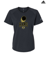 Holt Jr Rams Basketball On Fire - Womens Adidas Performance Shirt