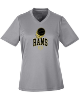 Holt Jr Rams Basketball On Fire - Womens Performance Shirt