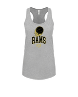 Holt Jr Rams Basketball On Fire - Womens Tank Top