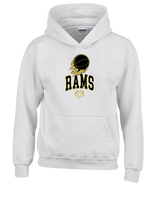 Holt Jr Rams Basketball On Fire - Youth Hoodie