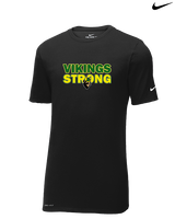 Holtville HS Track & Field Strong - Mens Nike Cotton Poly Tee