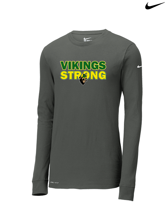 Holtville HS Track & Field Strong - Mens Nike Longsleeve