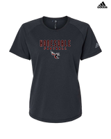 Honesdale HS Football Block - Womens Adidas Performance Shirt