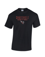 Honesdale HS Track & Field Block - Cotton T-Shirt
