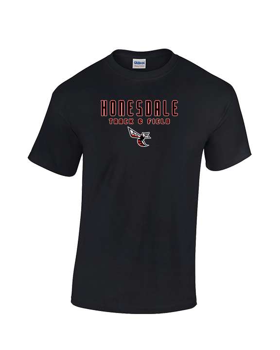 Honesdale HS Track & Field Block - Cotton T-Shirt