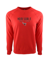 Honesdale HS Track & Field Block - Crewneck Sweatshirt