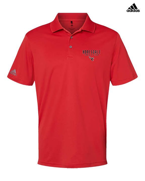 Honesdale HS Track & Field Block - Mens Adidas Polo