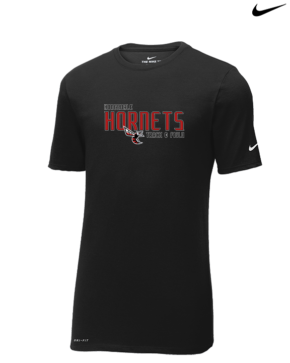 Honesdale HS Track & Field Bold - Mens Nike Cotton Poly Tee