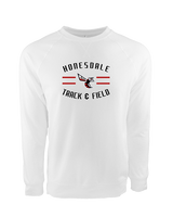 Honesdale HS Track & Field Curve - Crewneck Sweatshirt
