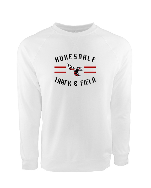 Honesdale HS Track & Field Curve - Crewneck Sweatshirt