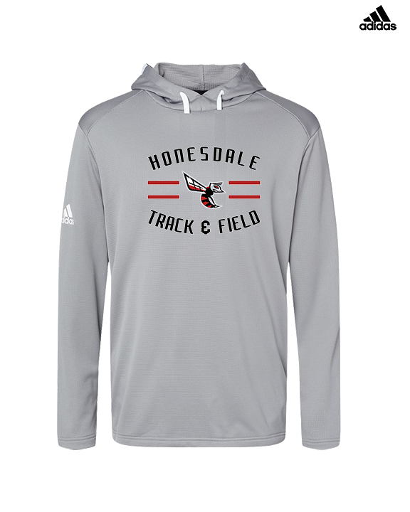 Honesdale HS Track & Field Curve - Mens Adidas Hoodie