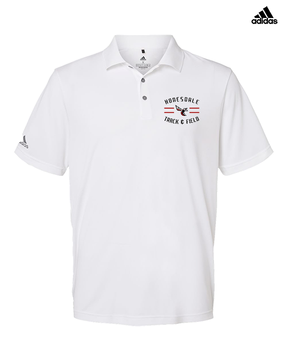 Honesdale HS Track & Field Curve - Mens Adidas Polo